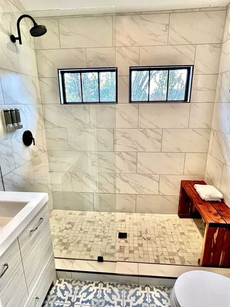 Blue 3rd Bathroom