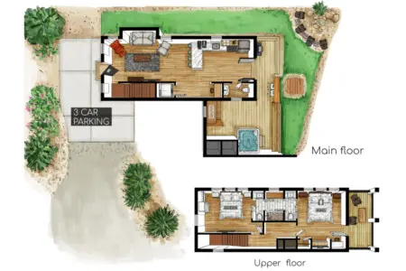 Cottage Floor Plan