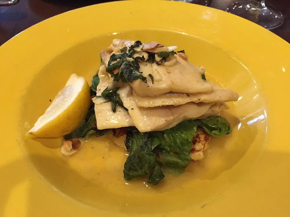 trout almondine