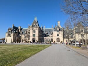 The front of Biltmore House