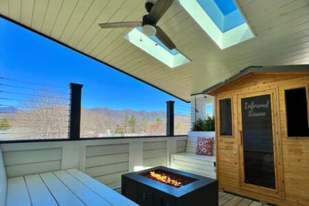 Blue 3rd Floor Deck