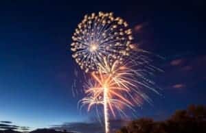 Fireworks in Downtown Black Mountain
