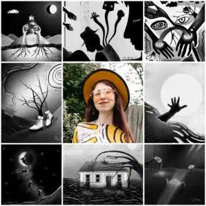 Local artists remember Hurricane Helene through art.